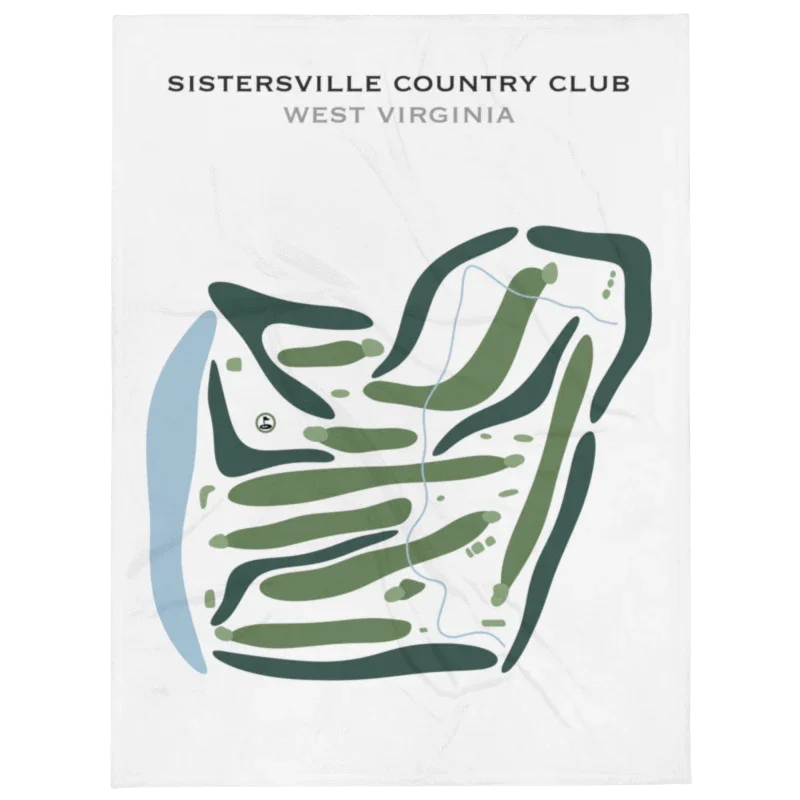 Sistersville Country Club, West Virginia - Printed Golf Courses