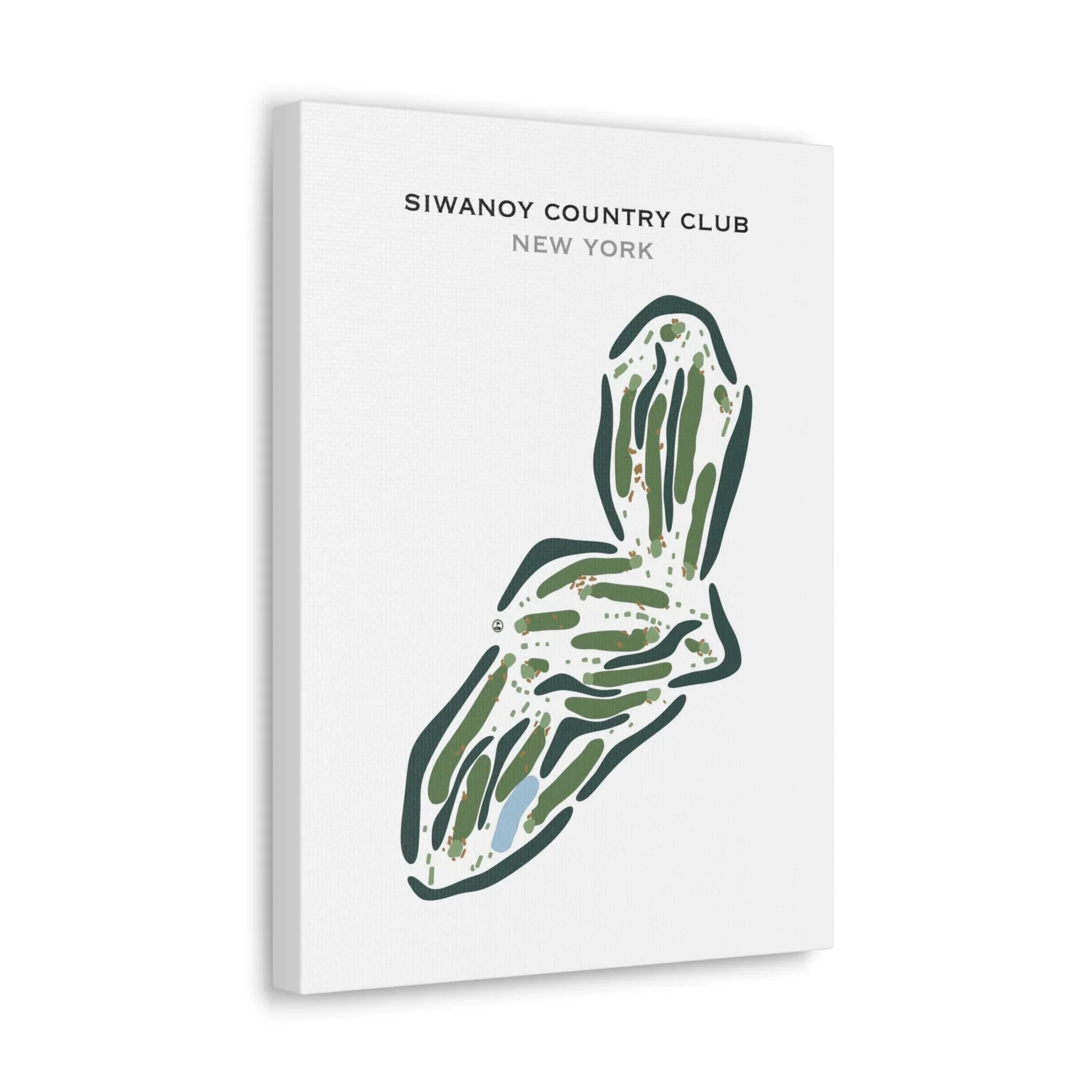Siwanoy Country Club, New York - Printed Golf Course