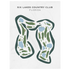 Six Lakes Country Club, Florida - Printed Golf Courses
