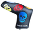 Rainbow Skulls Embroidered Blade Putter Cover by ReadyGOLF