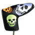Rainbow Skulls Embroidered Blade Putter Cover by ReadyGOLF