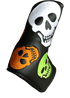 Rainbow Skulls Embroidered Blade Putter Cover by ReadyGOLF
