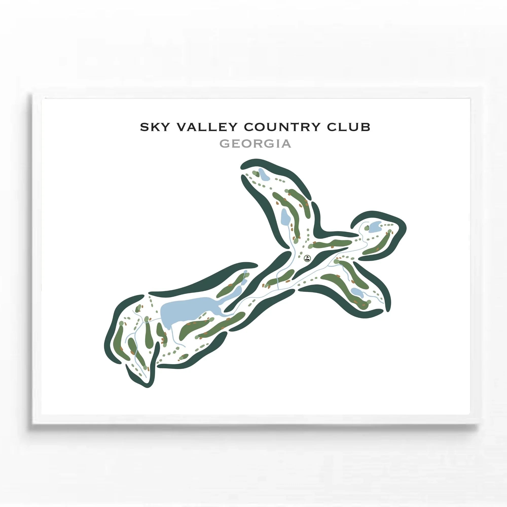 Sky Valley Country Club, Georgia - Printed Golf Courses