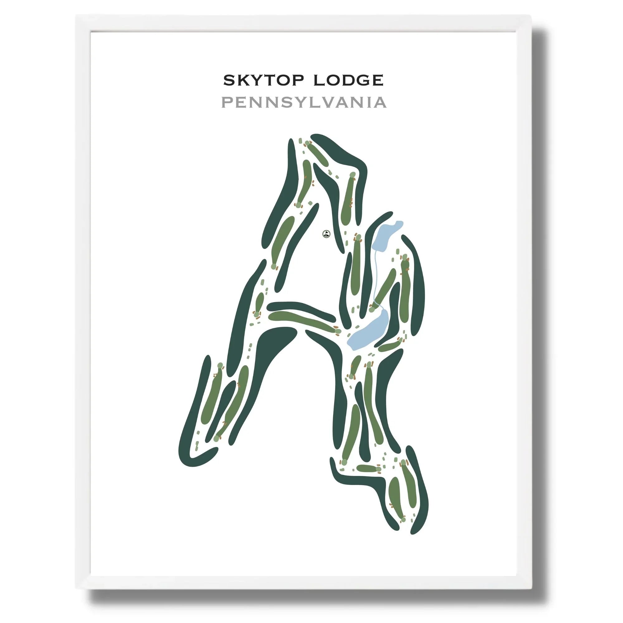 Skytop Lodge, Pennsylvania - Printed Golf Course