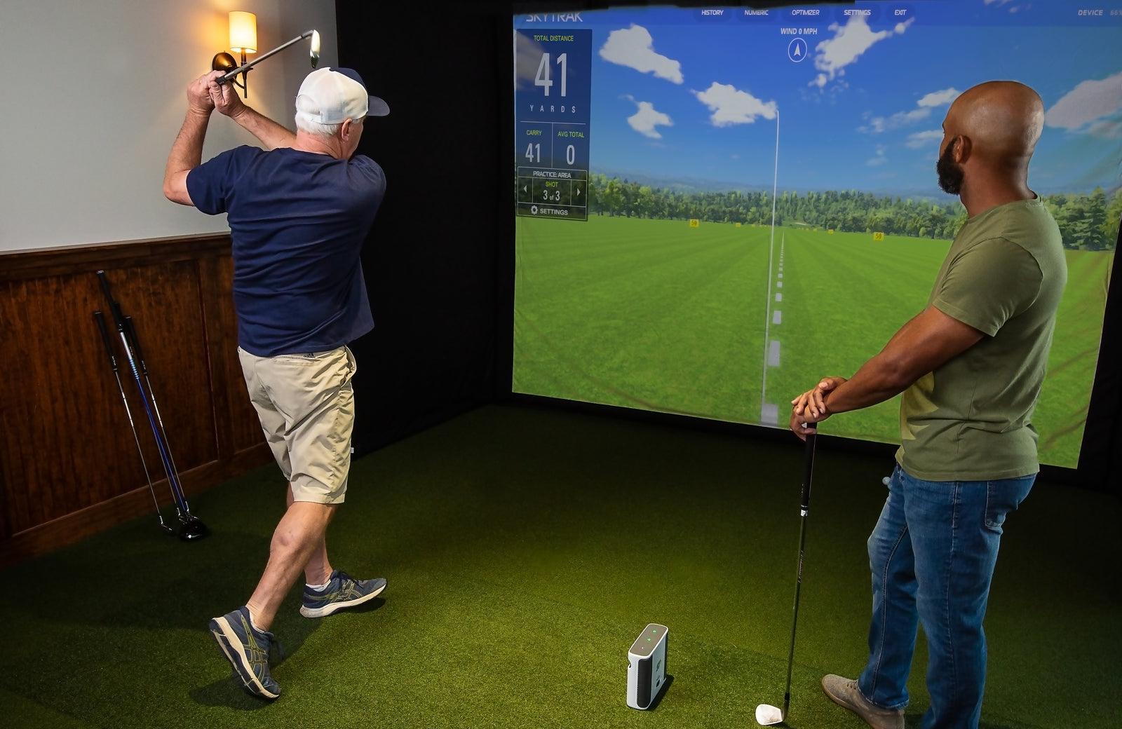 SkyTrak+ Majestic Golf Simulator