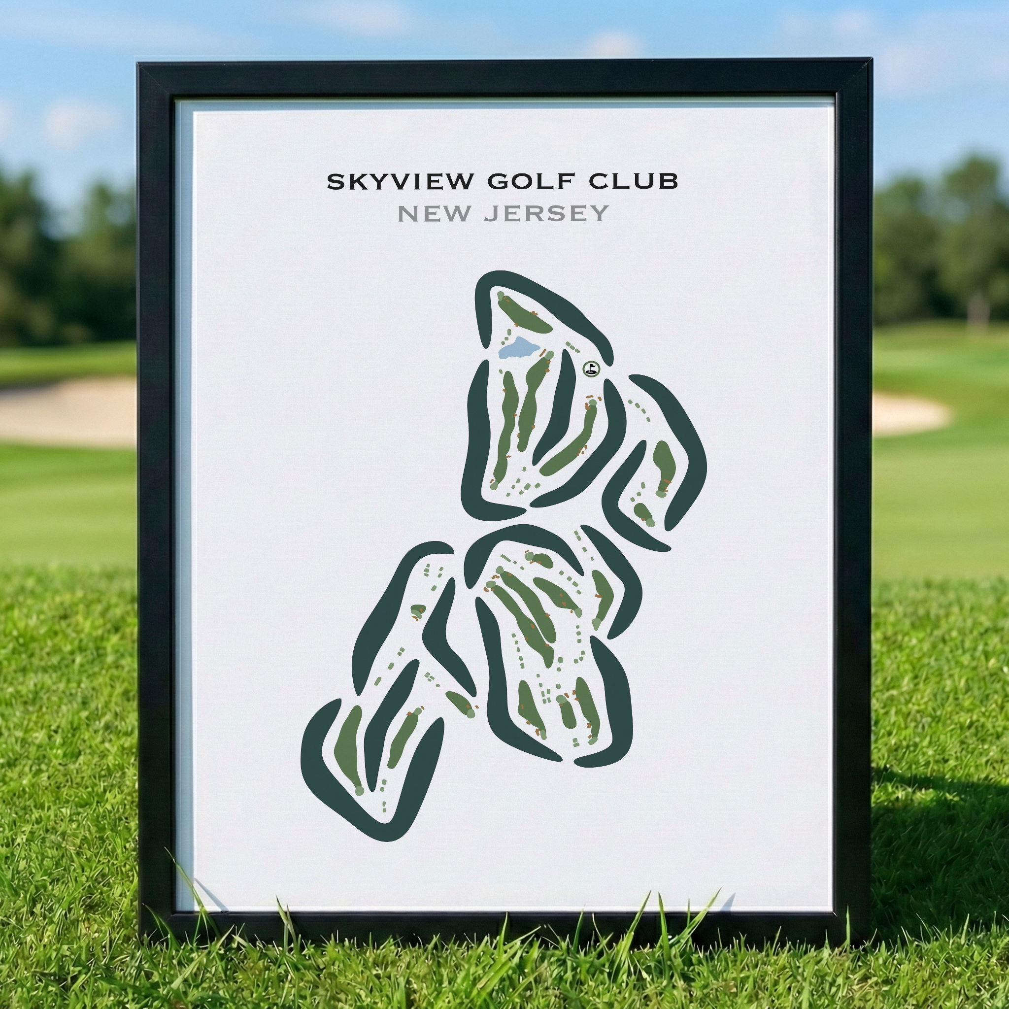SkyView Golf Club, New Jersey - Printed Golf Courses
