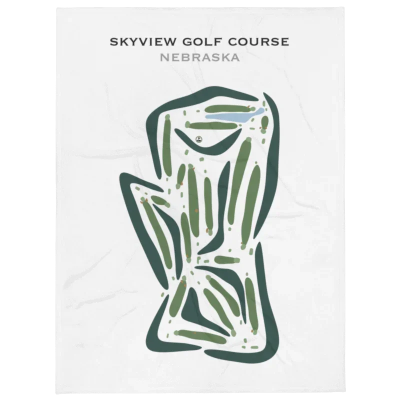 Skyview Golf Course, Nebraska - Printed Golf Courses
