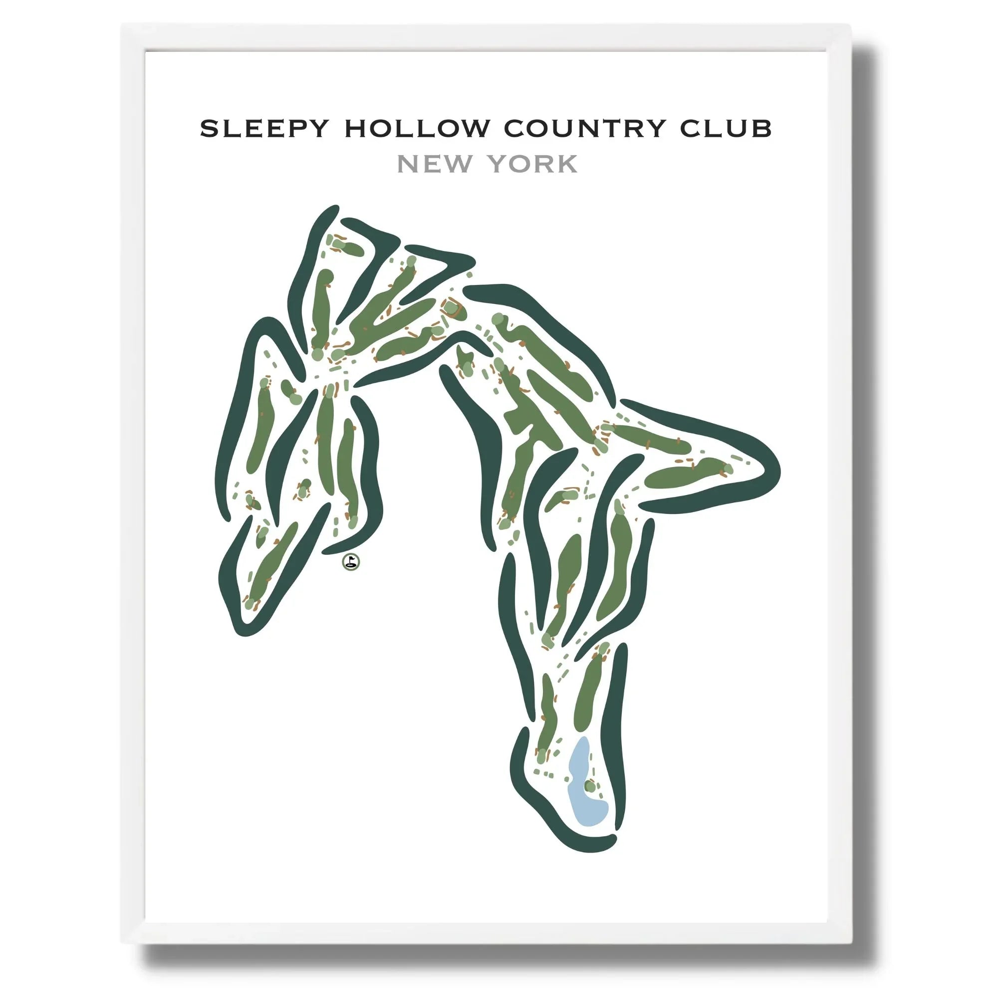 Sleepy Hollow Country Club, New York - Printed Golf Courses