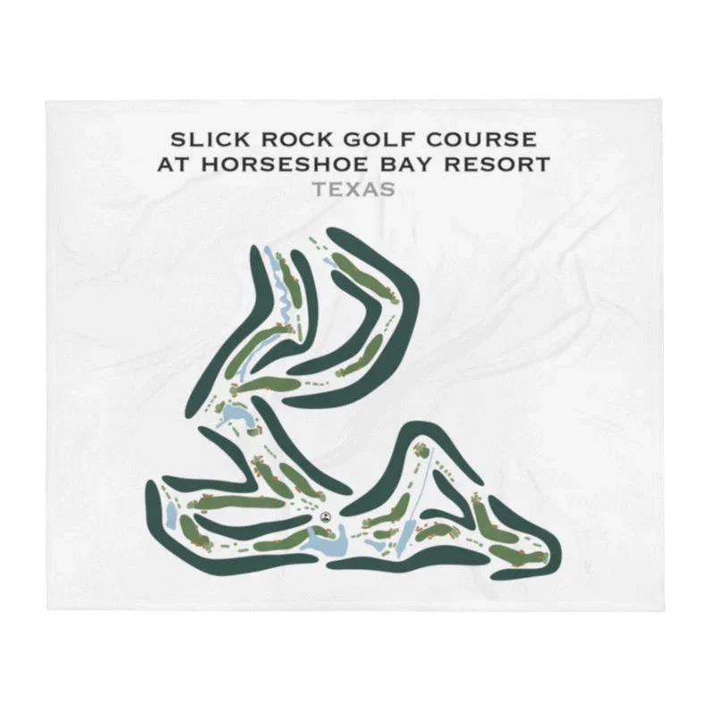 Slick Rock Golf Course, Horseshoe Bay Resort, Texas - Printed Golf Course