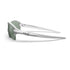 White Sling Blade Prescription Polarized Polycarbonate Sunglasses