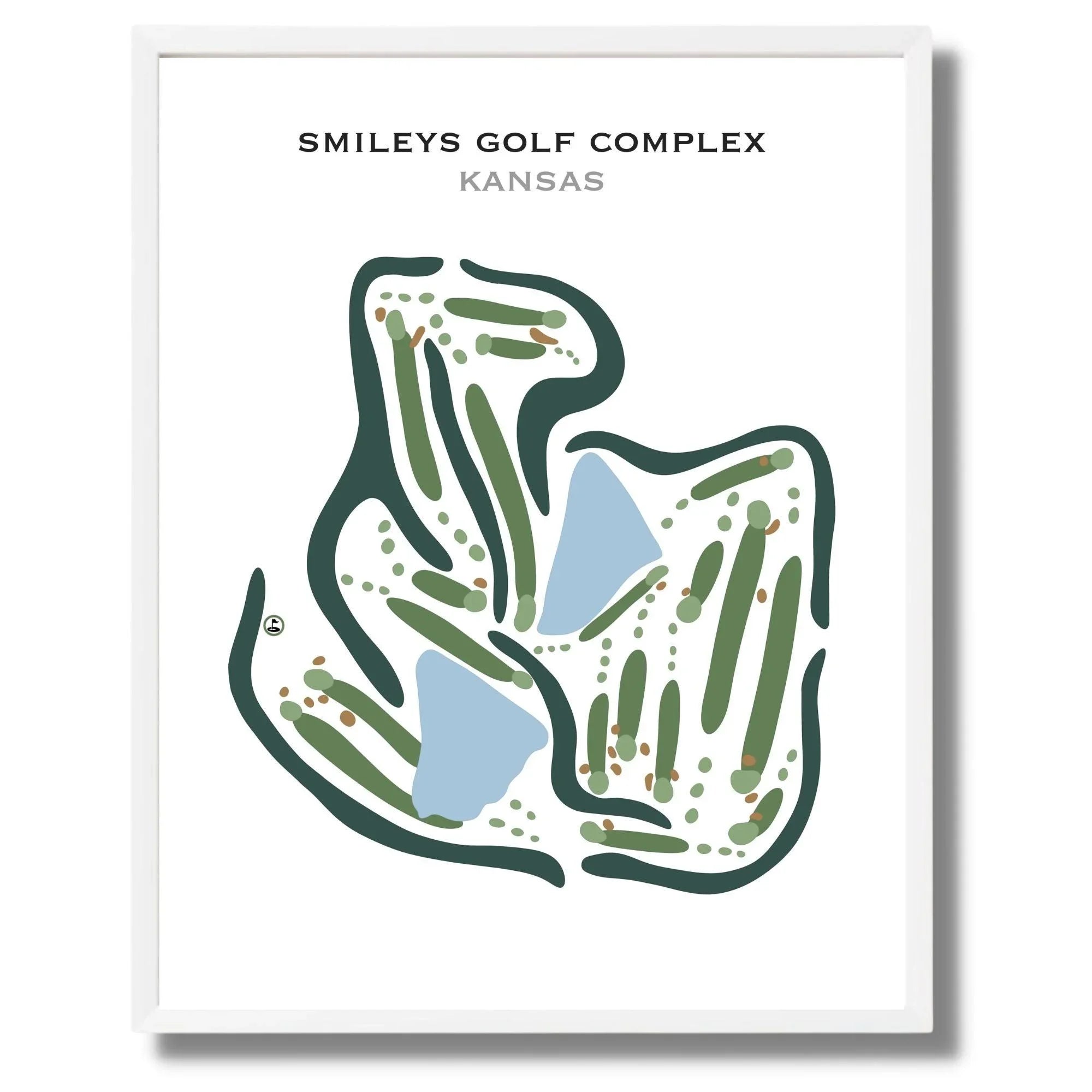 Smiley's Golf Complex, Kansas - Printed Golf Courses