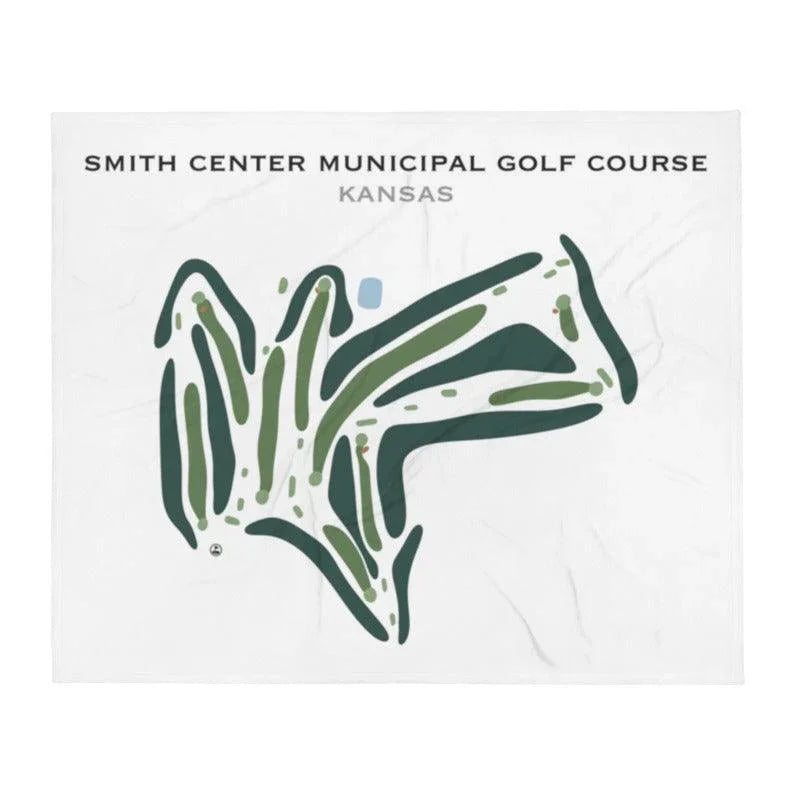 Smith Center Municipal Golf Course, Kansas - Printed Golf Course