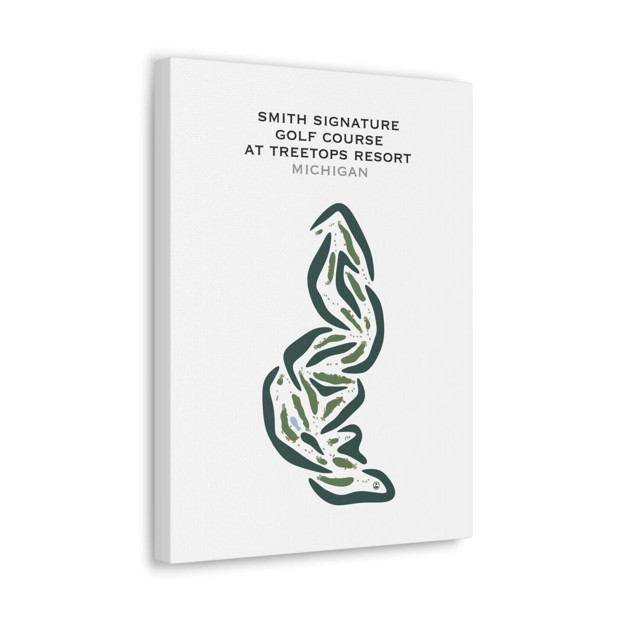 Smith Signature Golf Course at Treetops Resort, Michigan - Printed Golf Courses