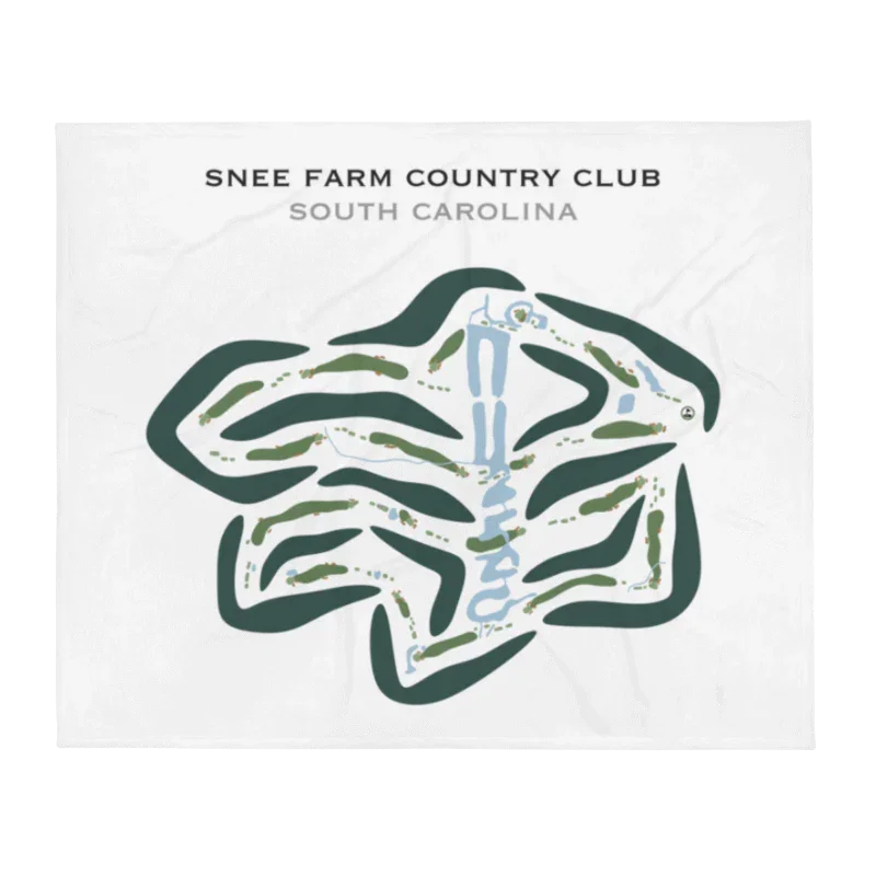Snee Farm Country Club, South Carolina - Printed Golf Course