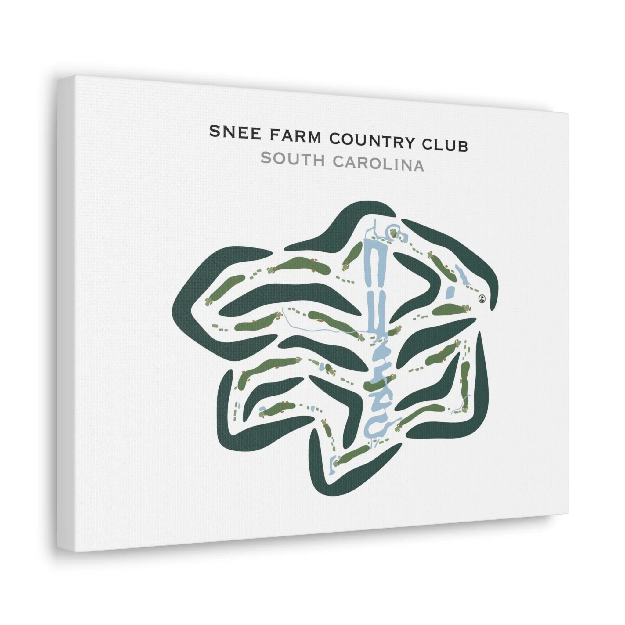 Snee Farm Country Club, South Carolina - Printed Golf Course