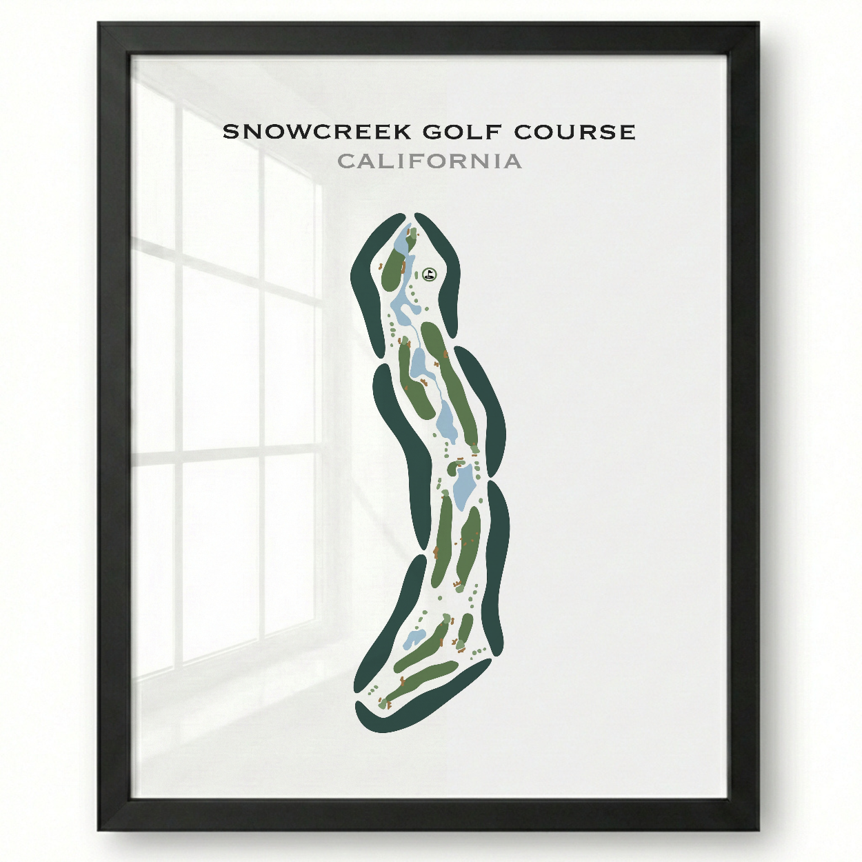 Snowcreek Golf Course, California - Printed Golf Courses