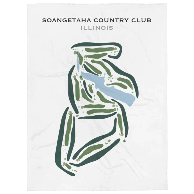 Soangetaha Country Club, Illinois - Printed Golf Courses
