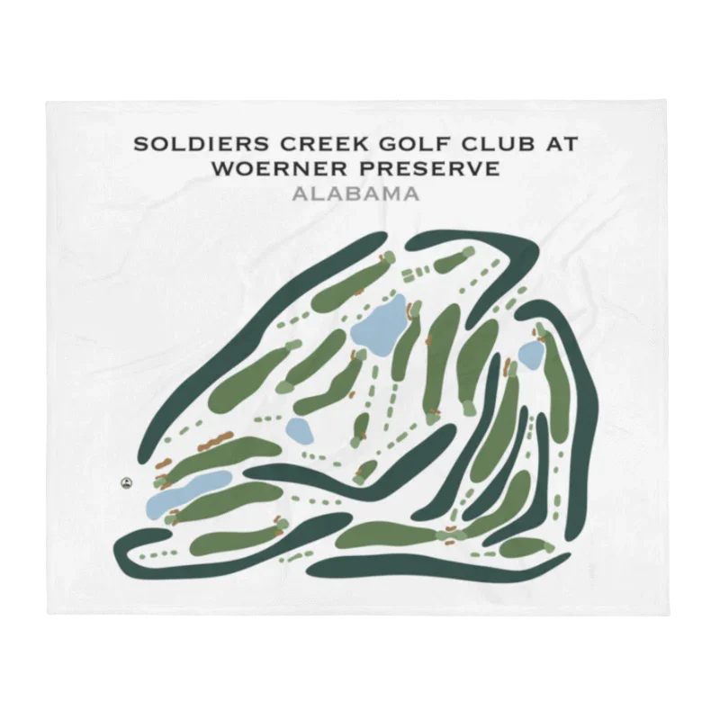 Soldiers Creek Golf Club At Woerner Preserve, Alabama - Printed Golf Courses