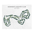 Somersett Country Club, Nevada - Printed Golf Course