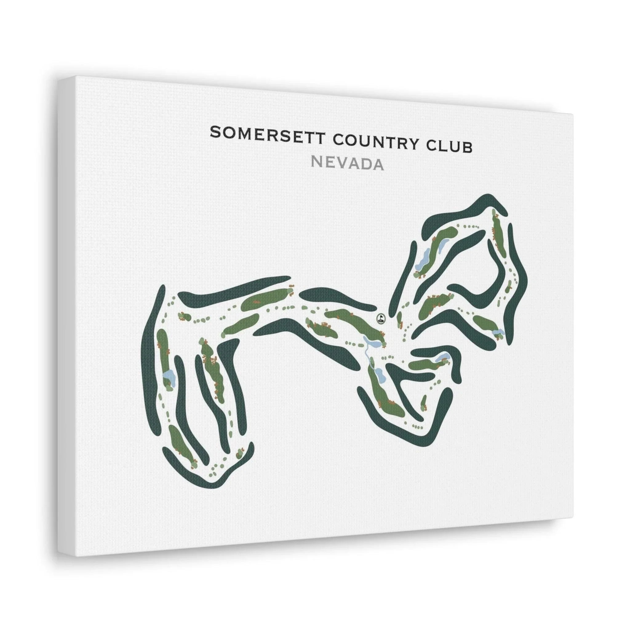 Somersett Country Club, Nevada - Printed Golf Course