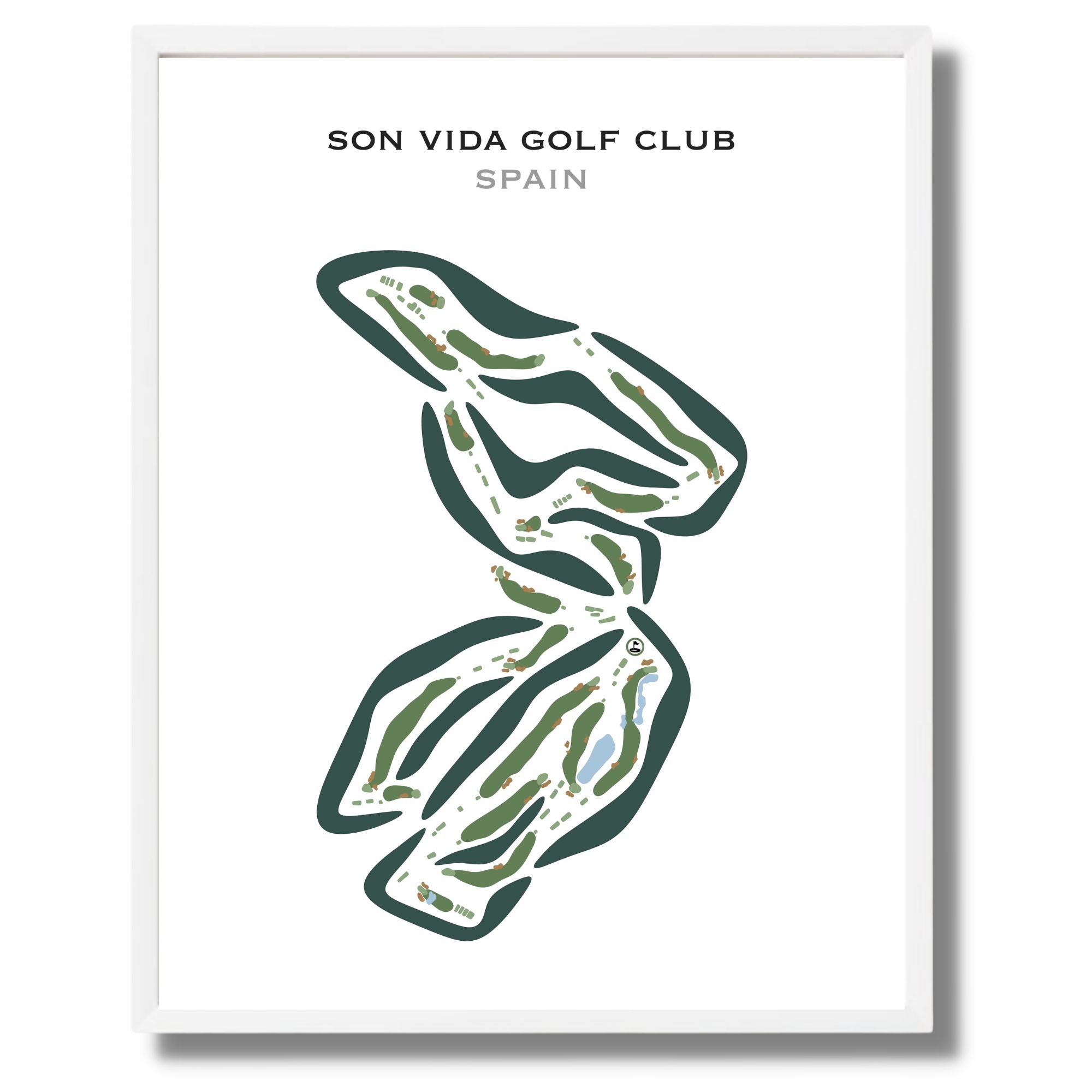 Son Vida Golf Club, Spain - Printed Golf Courses
