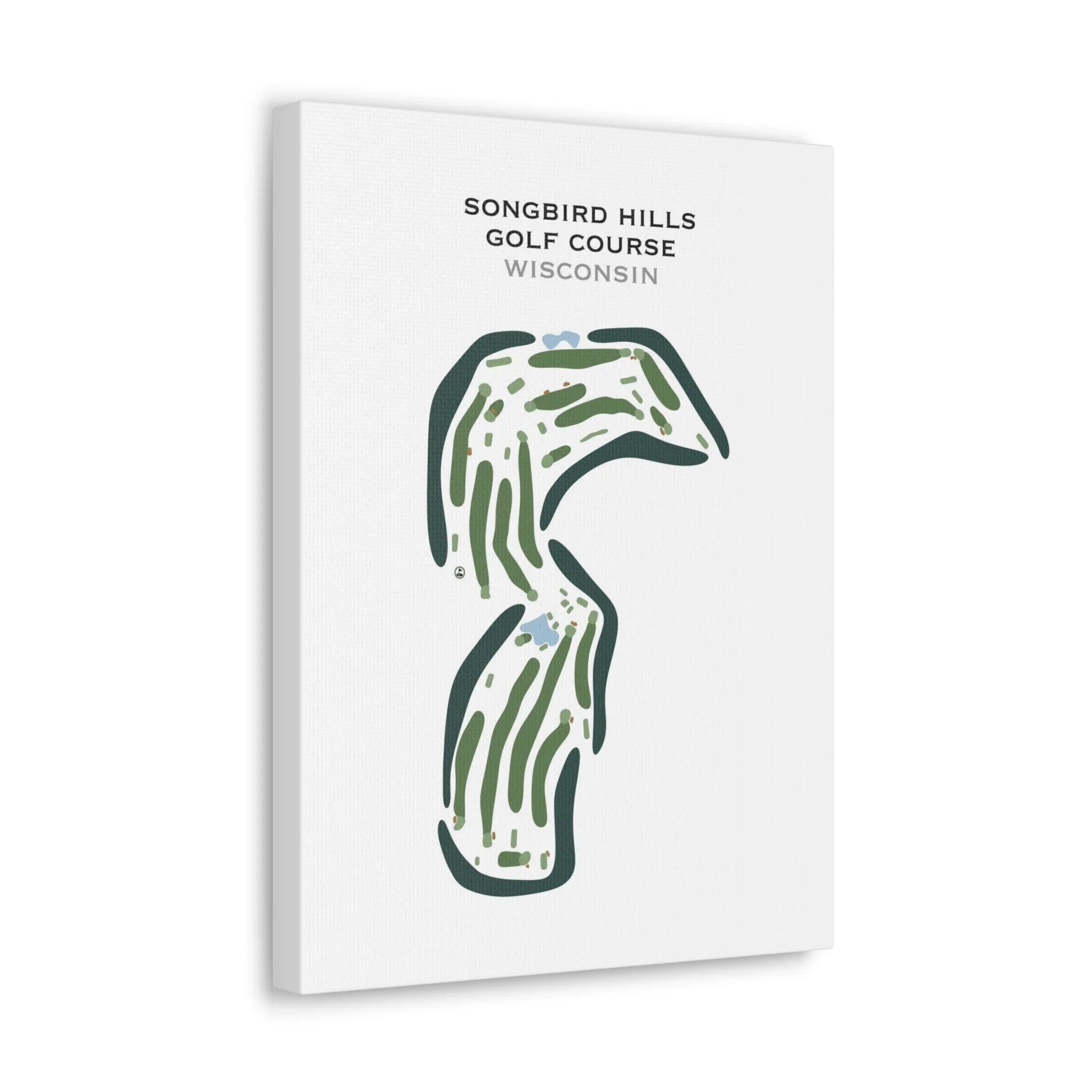 Songbird Hills Golf Club, Wisconsin - Printed Golf Course