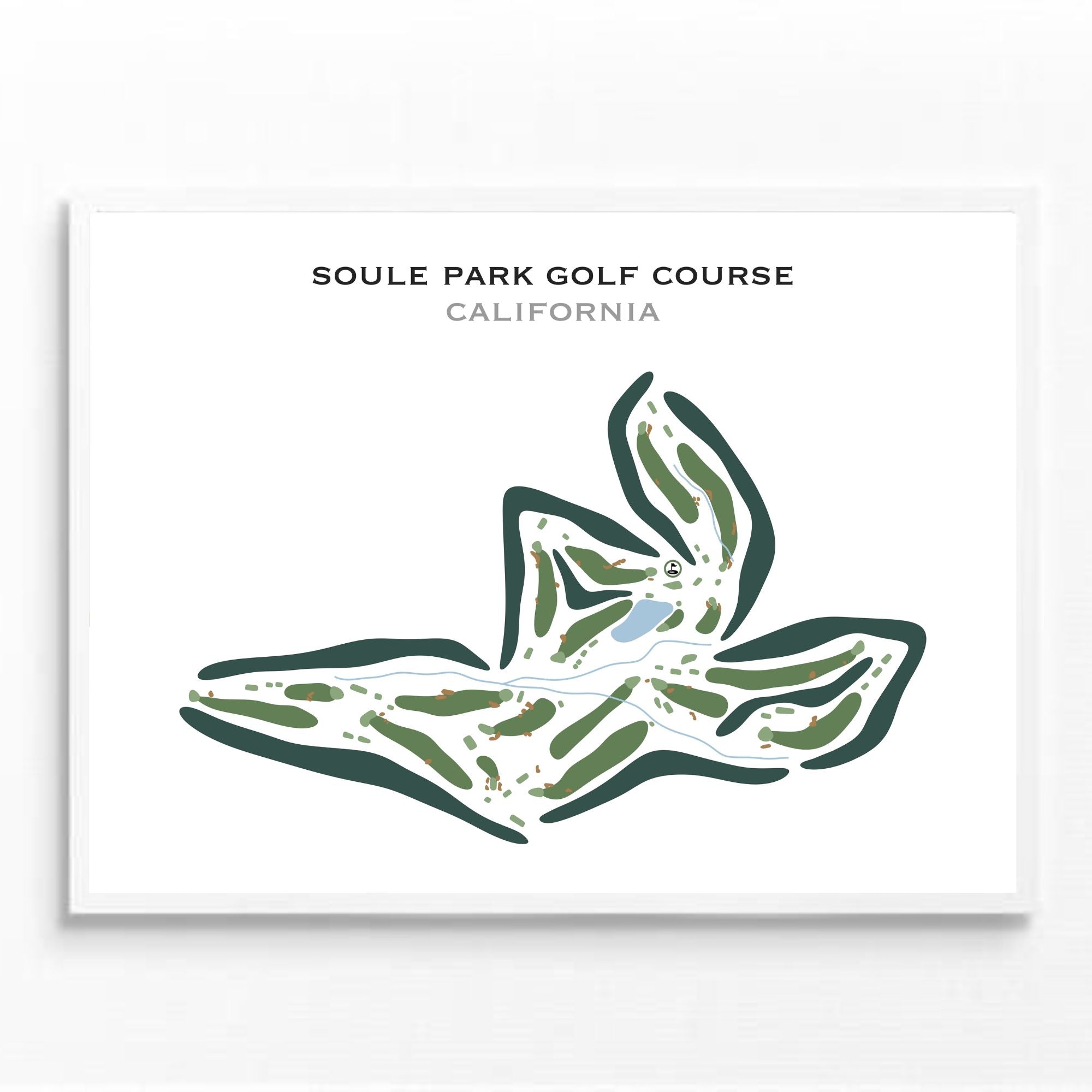 Soule Park Golf Course, California - Printed Golf Courses