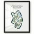 South Course at Admiral Baker Golf Course, California - Printed Golf Courses
