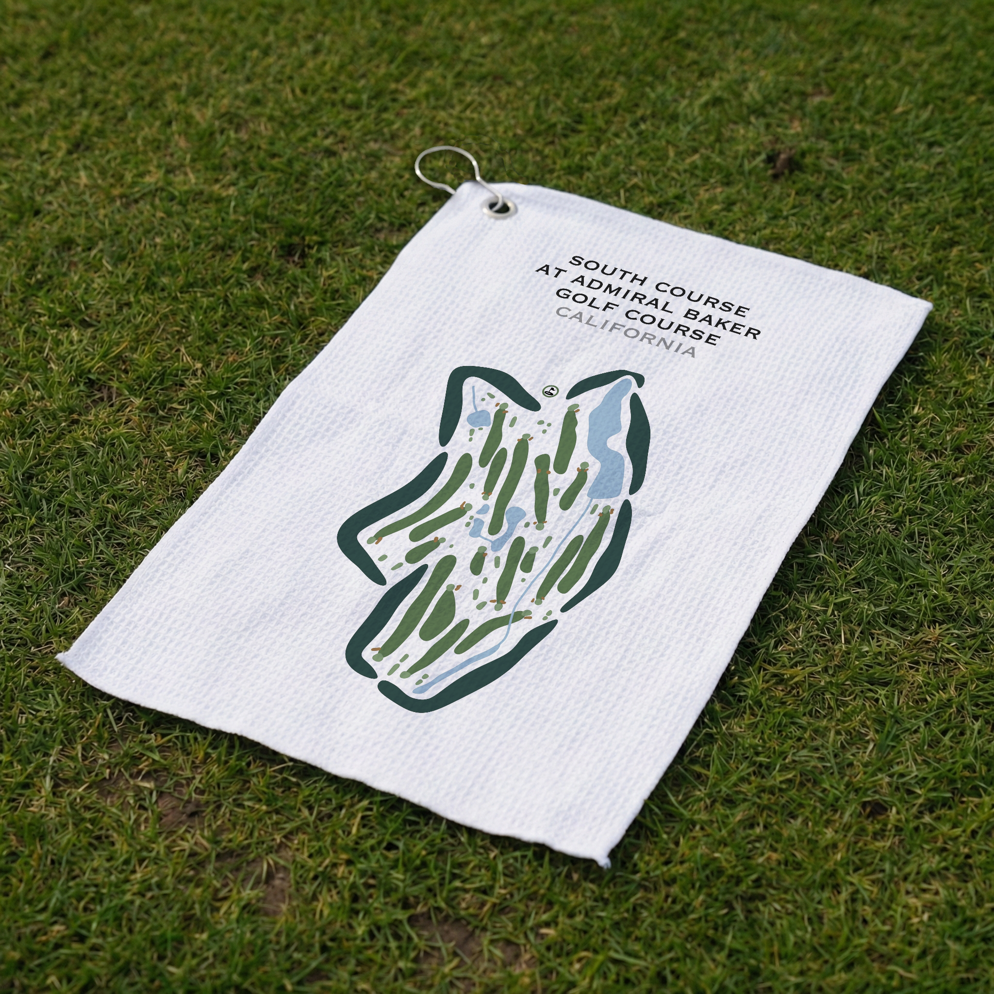 South Course at Admiral Baker Golf Course, California - Printed Golf Courses