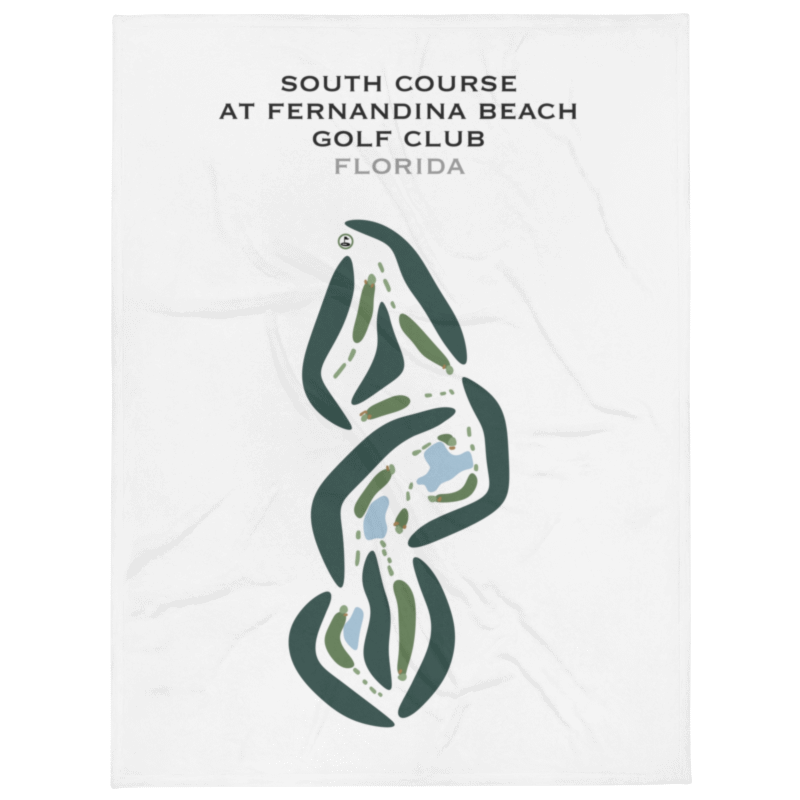 South Course at Fernandina Beach Golf Club, Florida - Printed Golf Courses