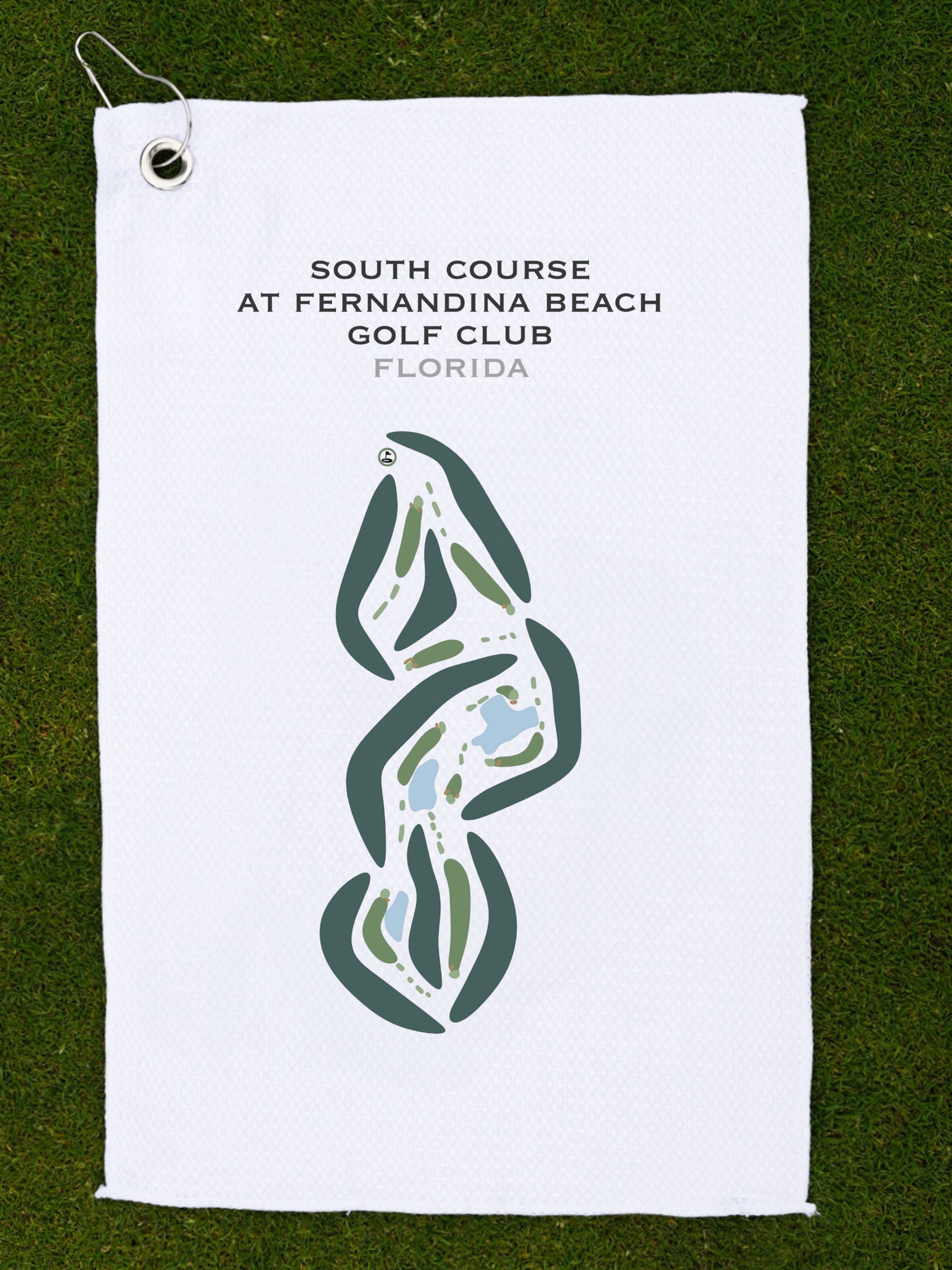 South Course at Fernandina Beach Golf Club, Florida - Printed Golf Courses