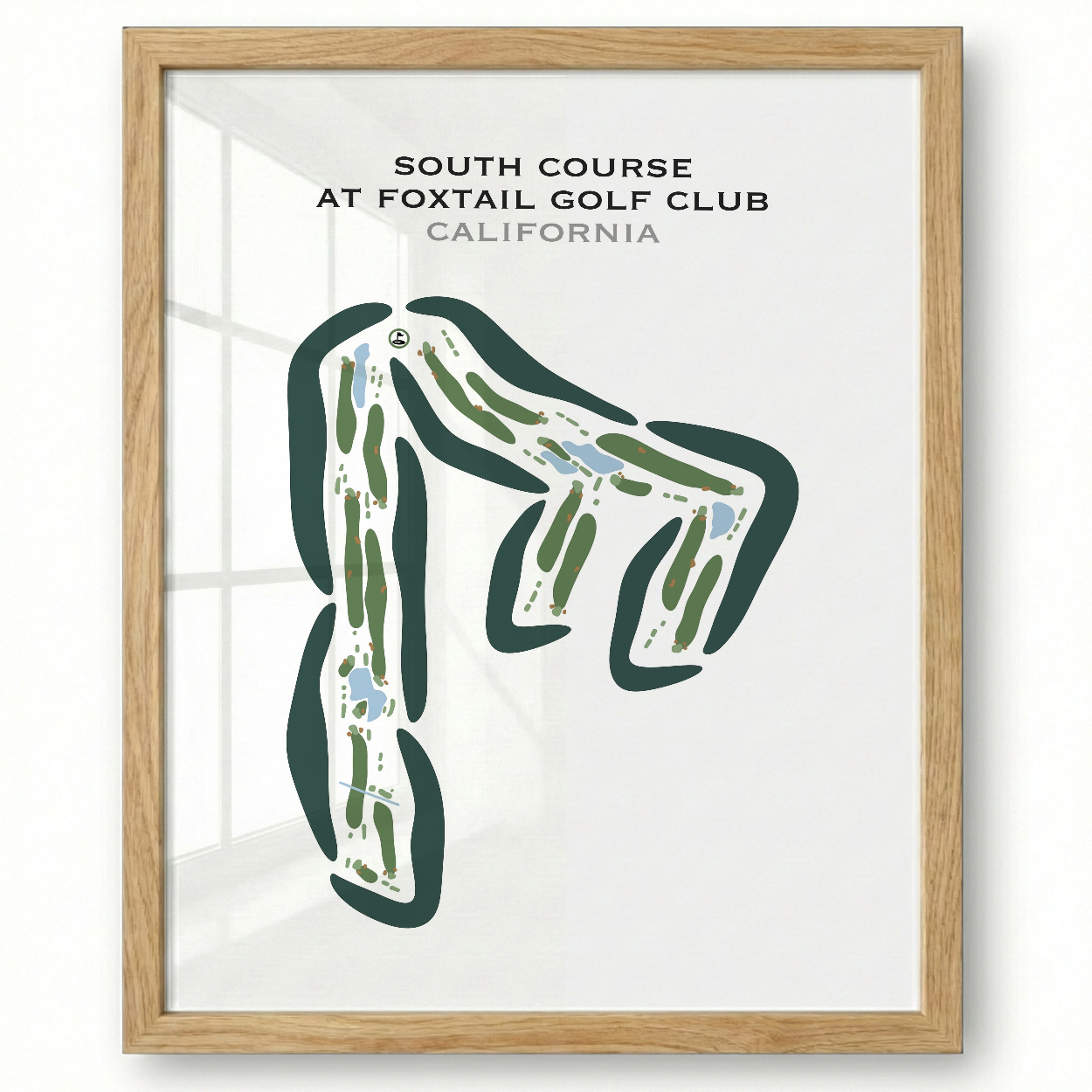 South Course at Foxtail Golf Club, California - Printed Golf Courses