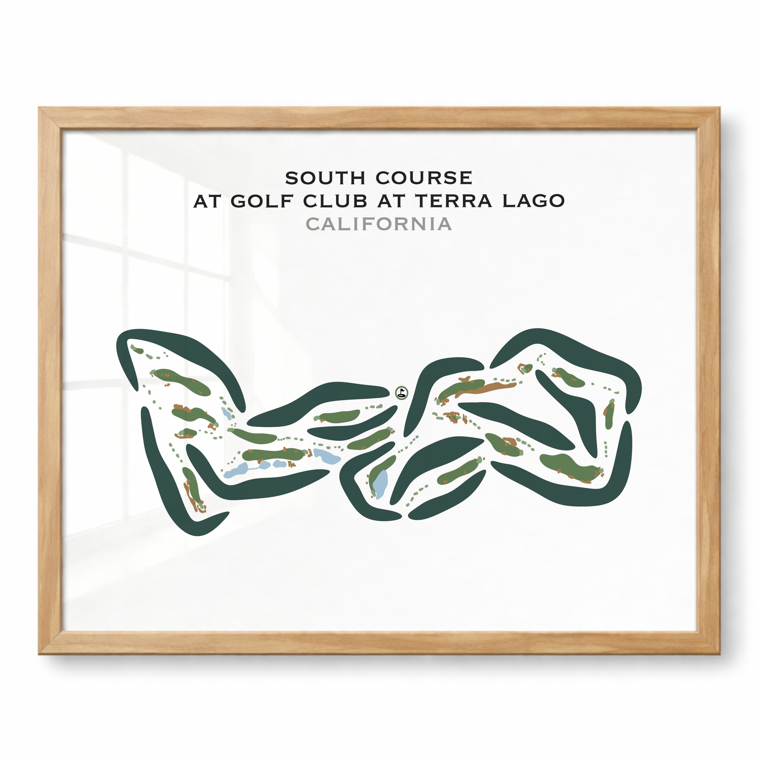 South Course at Golf Club At Terra Lago, California - Printed Golf Courses