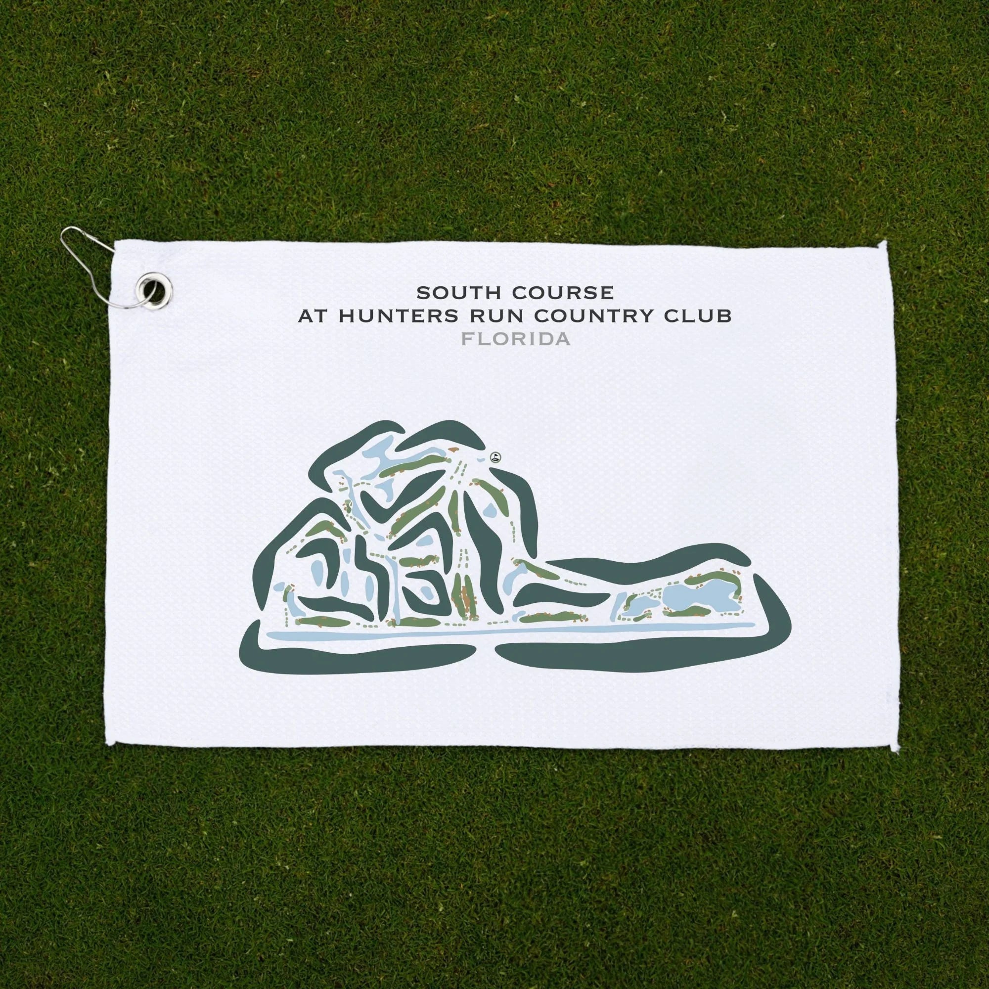 South Course at Hunters Run Country Club, Florida - Printed Golf Courses