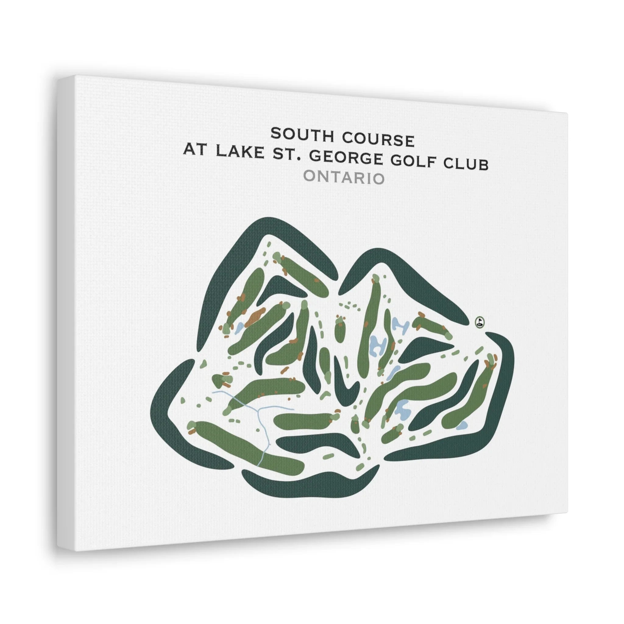 South Course at Lake St. George Golf Club, Ontario, Canada - Printed Golf Courses