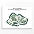 South Course at Lake St. George Golf Club, Ontario, Canada - Printed Golf Courses