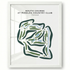 South Course at Ridglea Country Club, Texas - Printed Golf Courses