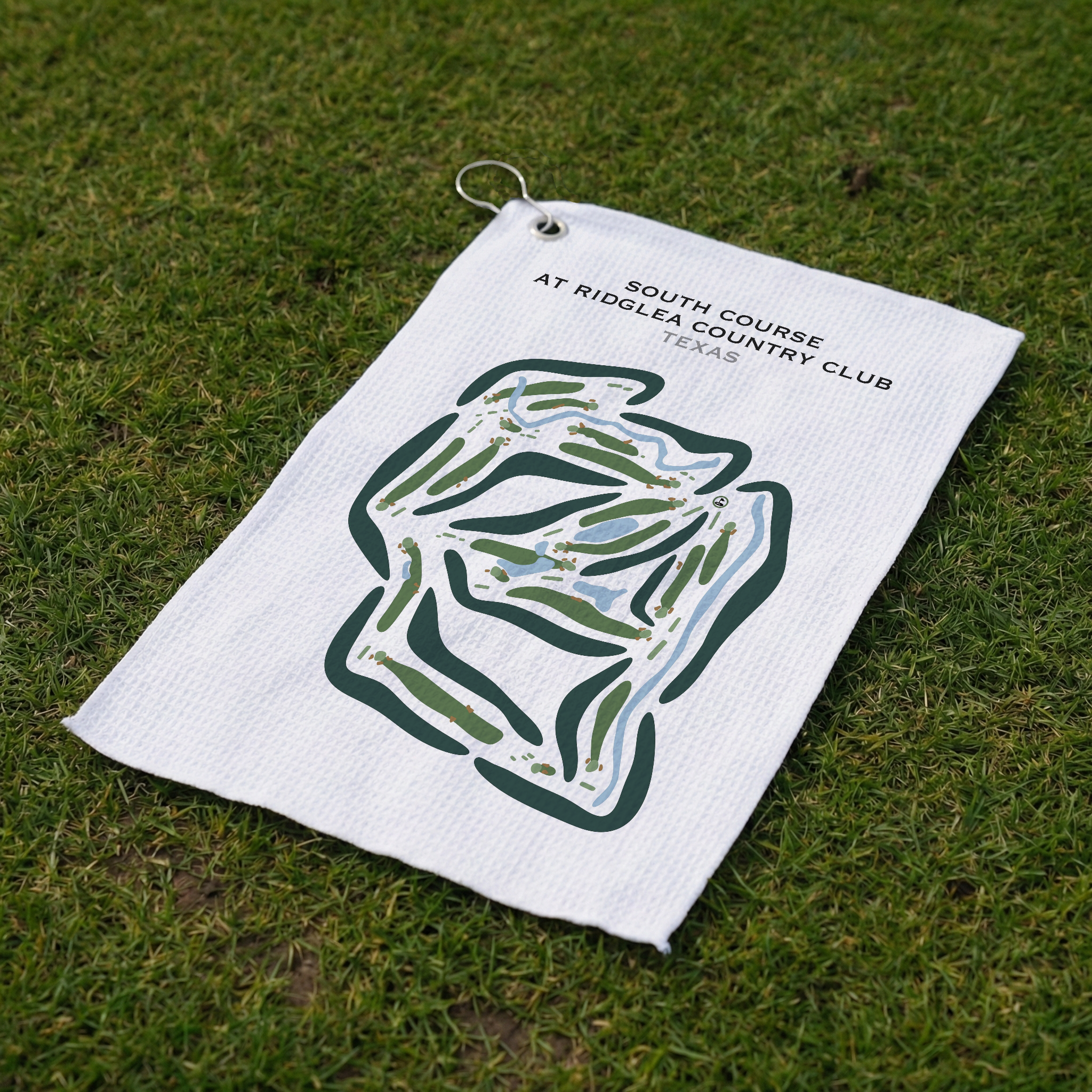 South Course at Ridglea Country Club, Texas - Printed Golf Courses