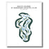 South Course at Sawgrass Country Club, Florida - Printed Golf Courses
