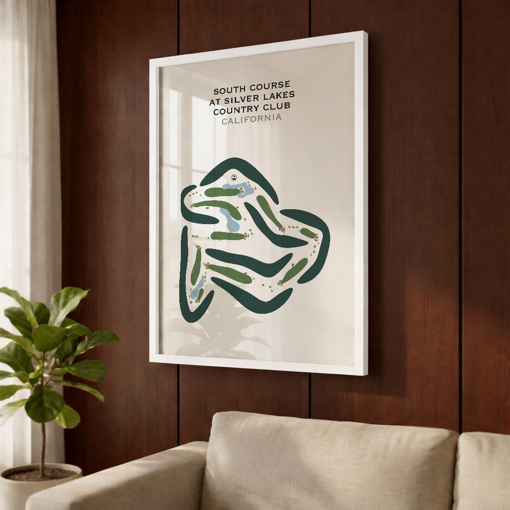 South Course at Silver Lakes Country Club, California - Printed Golf Courses