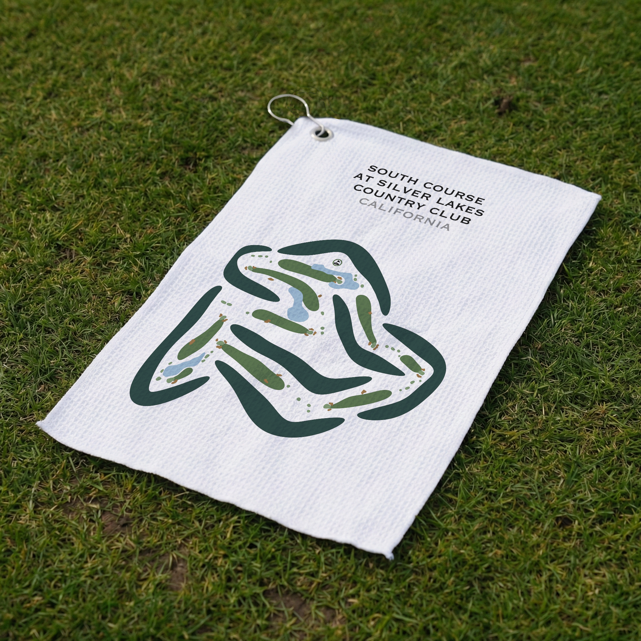 South Course at Silver Lakes Country Club, California - Printed Golf Courses