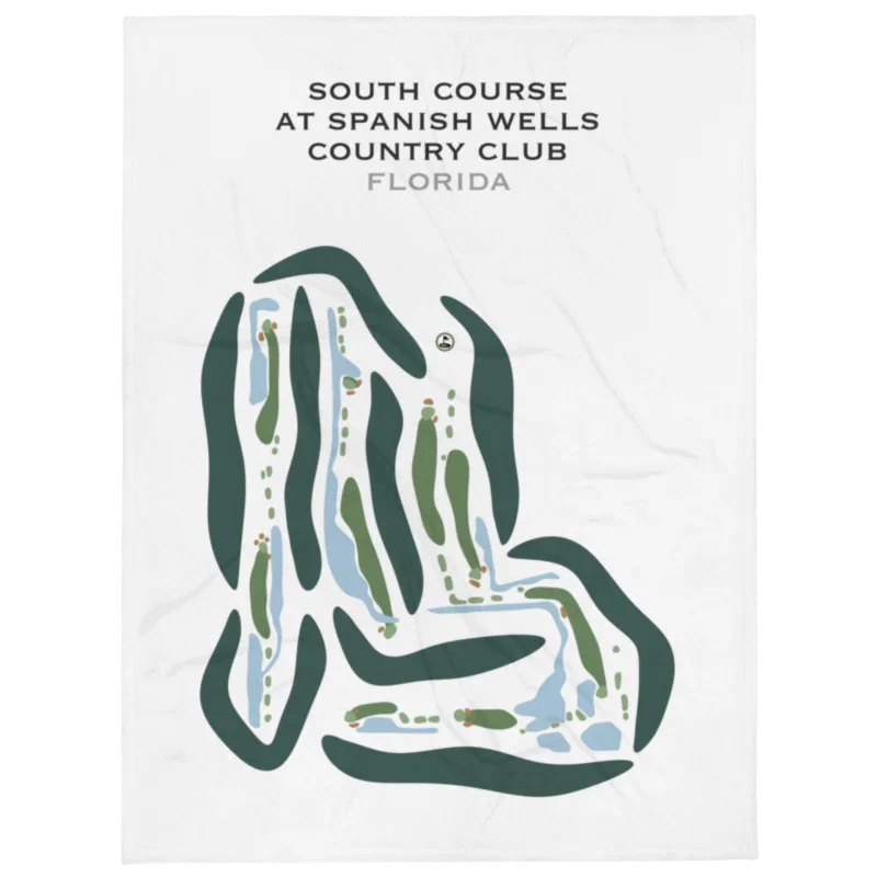 South Course at Spanish Wells Country Club, Florida - Printed Golf Courses