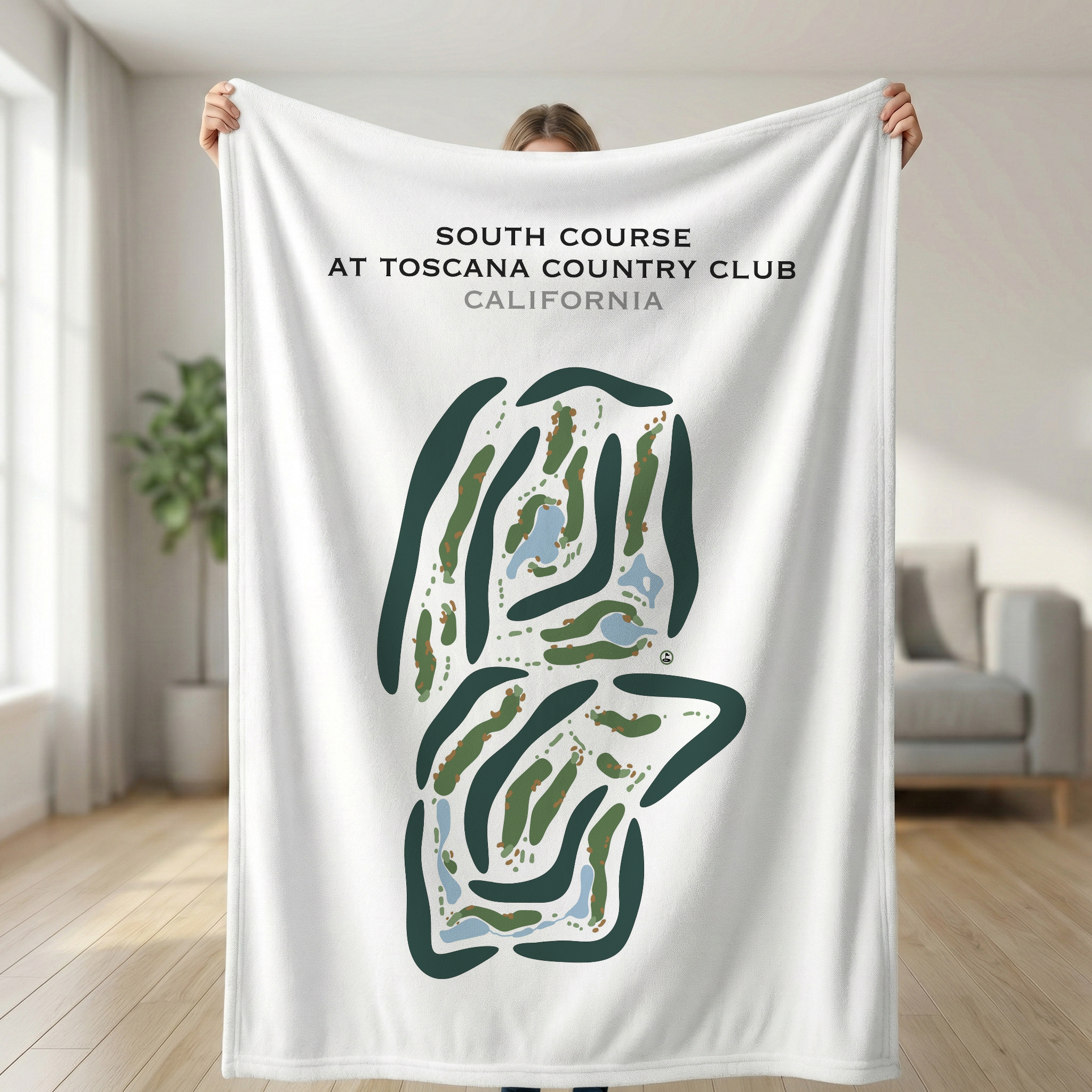 South Course at Toscana Country Club, California - Printed Golf Courses