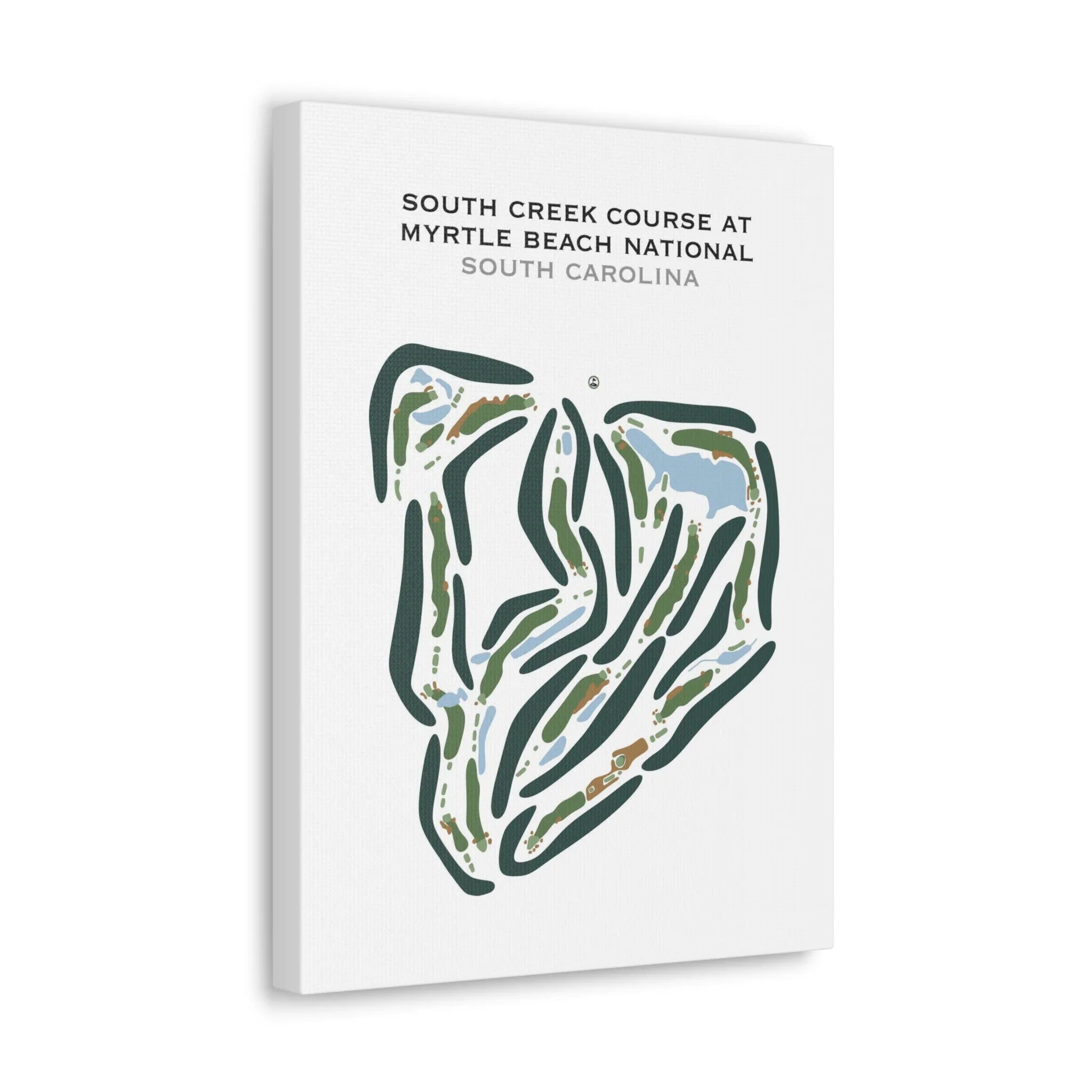 South Creek at Myrtle Beach National, South Carolina - Printed Golf Courses