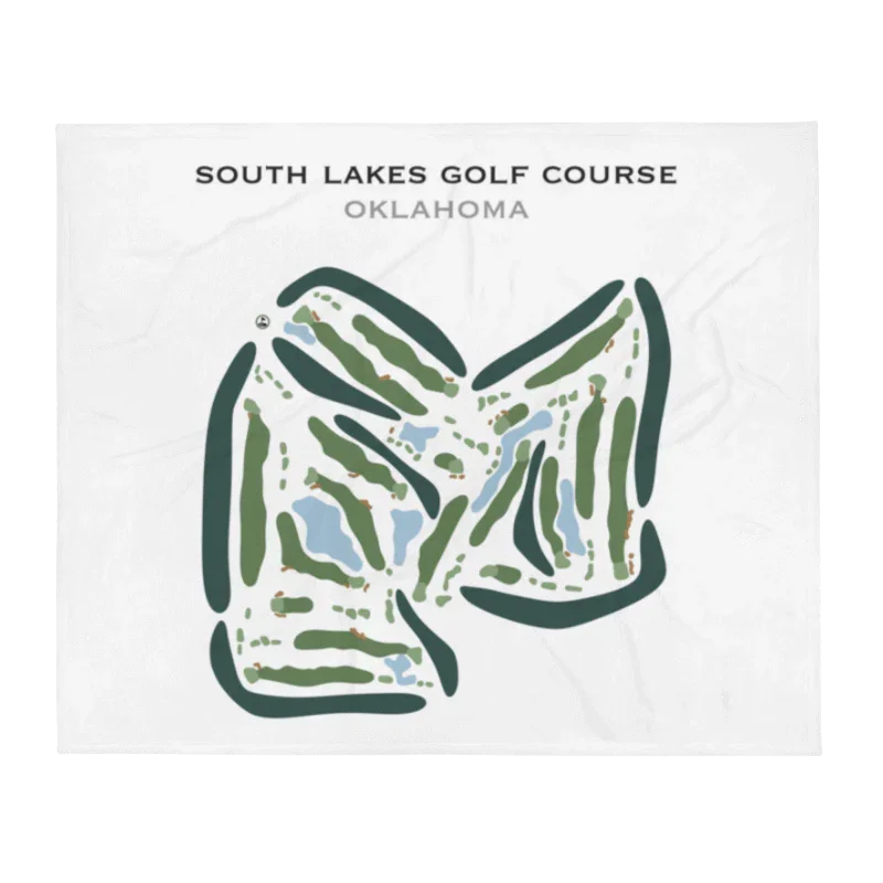 South Lakes Golf Course, Oklahoma - Printed Golf Courses