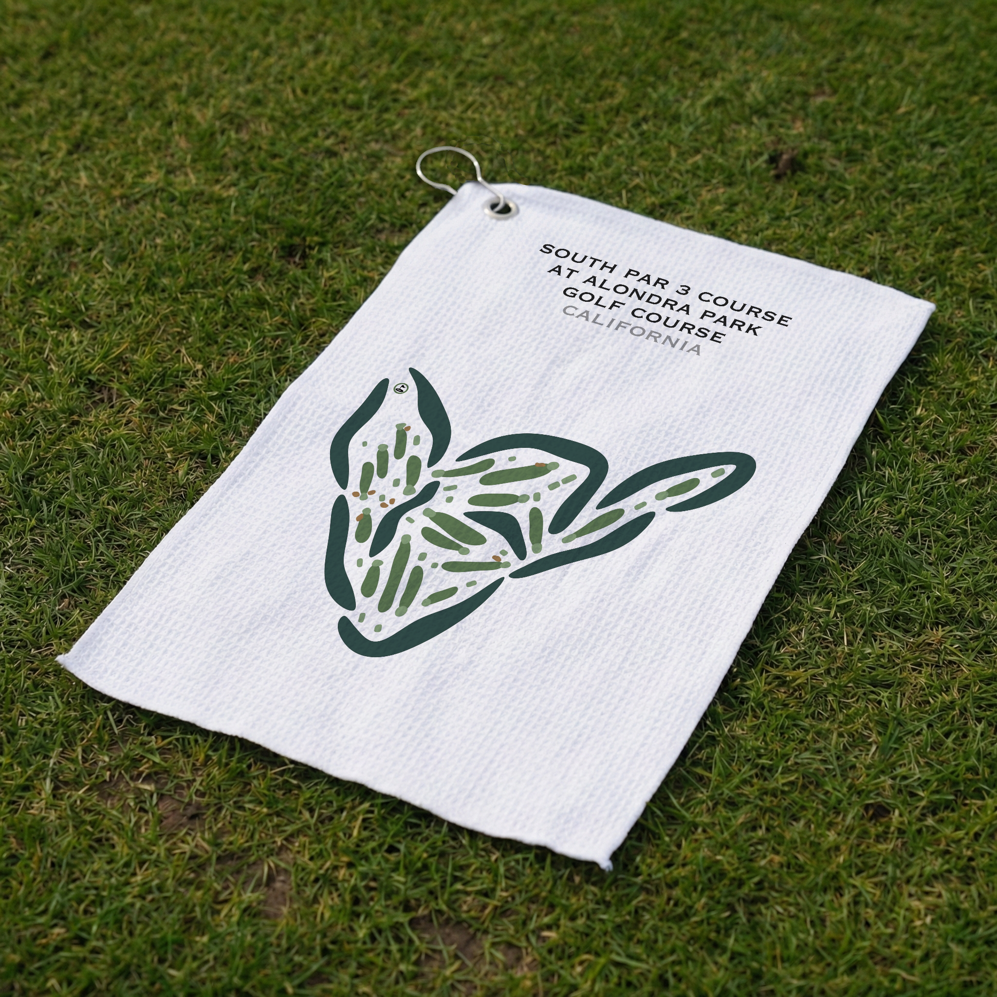 South Par 3 at Alondra Park Golf Course, California - Printed Golf Courses