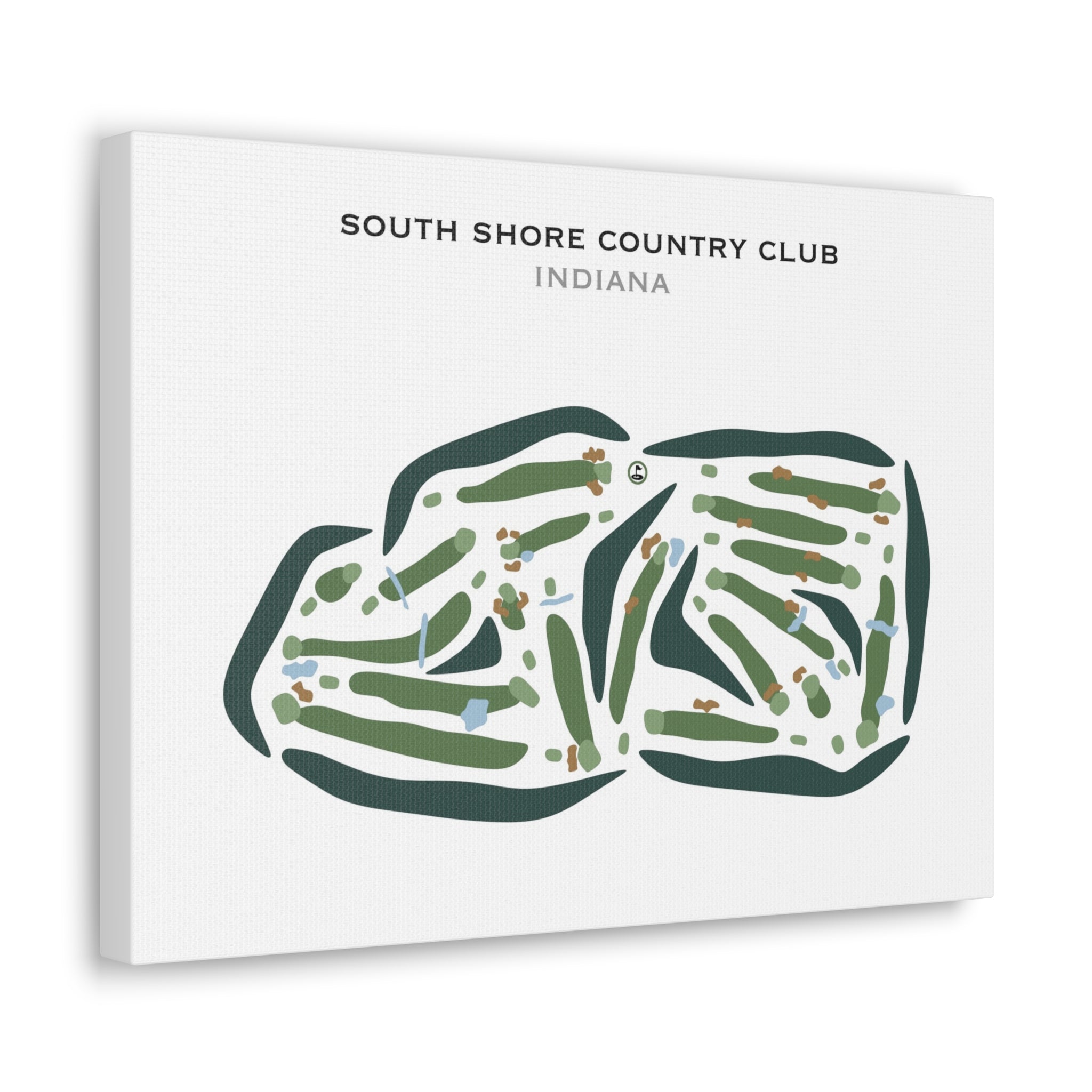 South Shore Country Club - Cedar Lake, Indiana - Printed Golf Courses