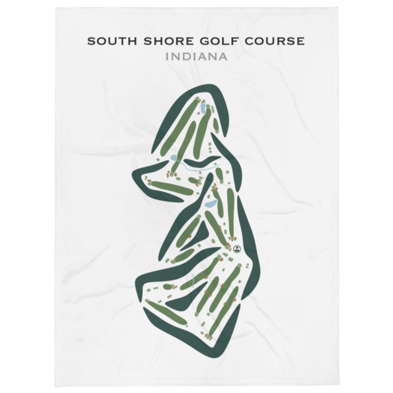 South Shore Golf Course, Indiana - Printed Golf Courses