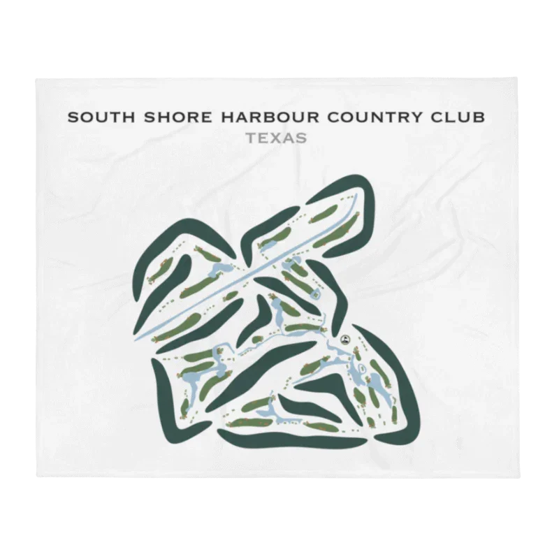 South Shore Harbour Country Club, Texas - Printed Golf Courses