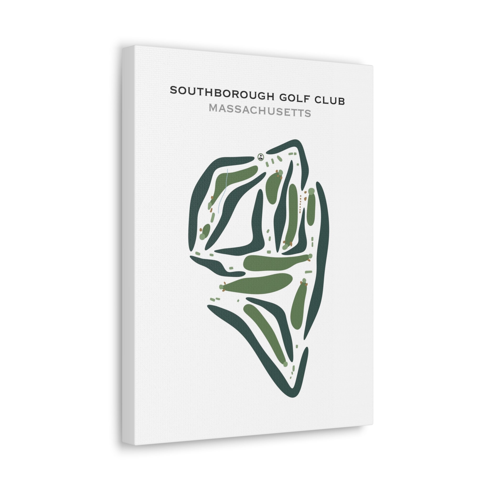 Southborough Golf Club, Massachusetts - Printed Golf Courses